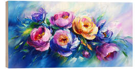Tableau en bois The Poetry of Pastels - DejaReve