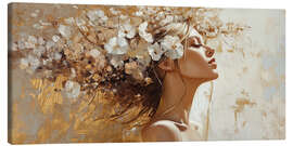 Canvas print Her name is Love - DejaReve