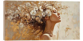 Wood print Her name is Love - DejaReve