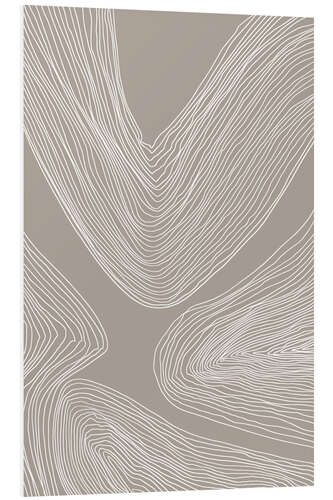 Stampa su PVC Minimalist Wave Pattern