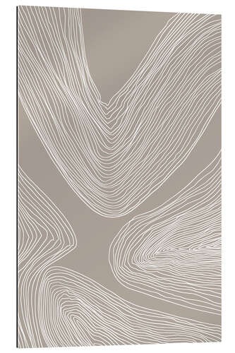 Gallery Print Minimalistisches Wellenmuster