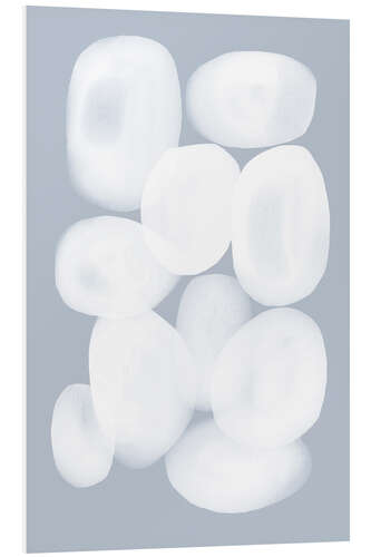 PVC print Abstract White Circles
