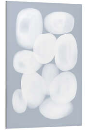 Magnettafel Abstract White Circles - Melloi Art