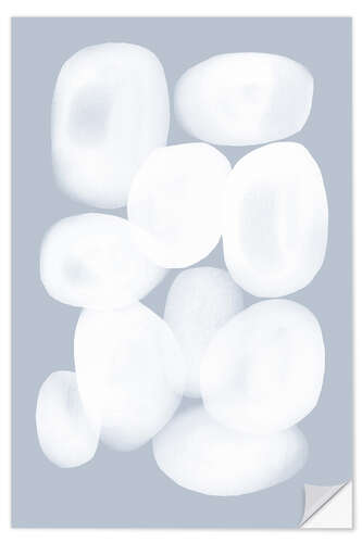 Sticker mural Abstract White Circles