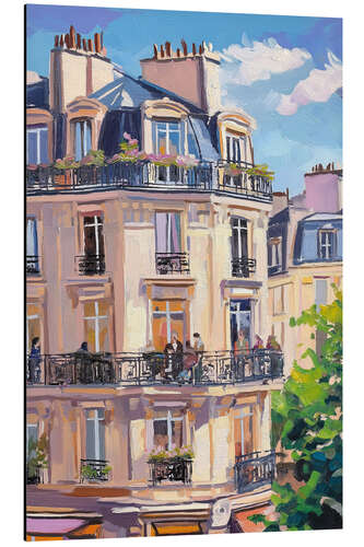 Aluminiumsbilde Paris Balcony