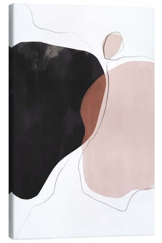 Canvas print Minimal Apple Shapes