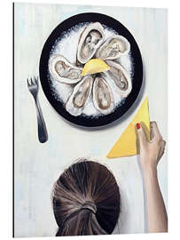 Aluminium print Dinner with Oysters - Maria Tuzhilkina