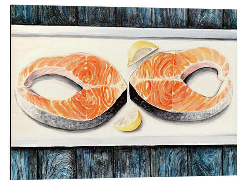 Cuadro de aluminio Salmon and lemon