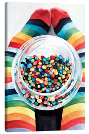 Canvas print Rainbow Childhood - Maria Tuzhilkina
