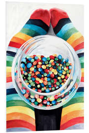 Hartschaumbild Rainbow Childhood - Maria Tuzhilkina