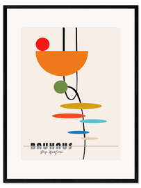 Impression artistique encadrée Bauhaus Dry Martini - CatsAndDotz