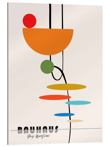 Tableau en plexi-alu Bauhaus Dry Martini