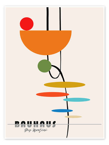 Poster Bauhaus Dry Martini