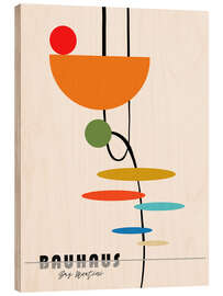 Print på træ Bauhaus Dry Martini