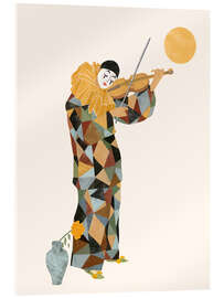 Acrylic print The Sad Harlequin - CatsAndDotz