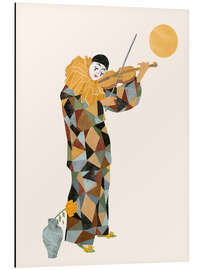 Alubild Der traurige Harlekin