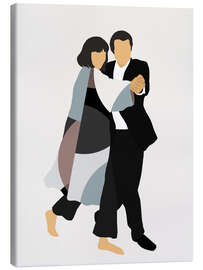 Tableau sur toile Pulp Fiction Twist of Fate - CatsAndDotz