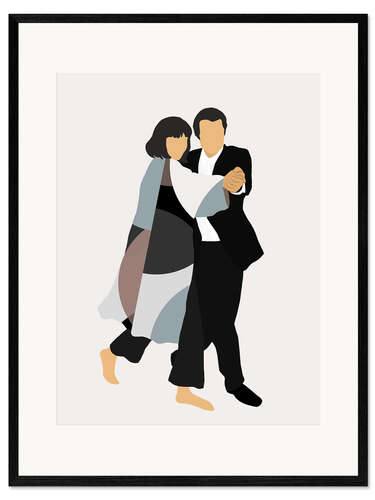 Framed art print Pulp Fiction Twist of Fate