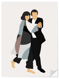 Wandsticker Pulp Fiction Twist of Fate