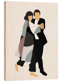 Holzbild Pulp Fiction Twist of Fate