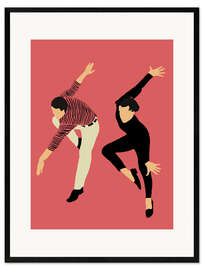 Gerahmter Kunstdruck Charming Footsteps