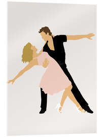 Acrylic print A Step into Love - CatsAndDotz