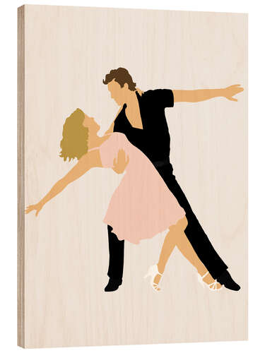 Quadro de madeira A Step into Love