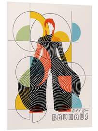 Foam board print Bauhaus Rebel Star
