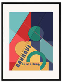 Gerahmter Kunstdruck Bauhaus Rythms