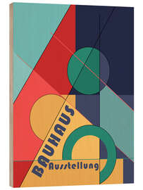 Holzbild Bauhaus Rythms