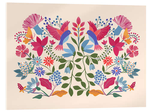 Acrylic print Frida's Mexican Garden