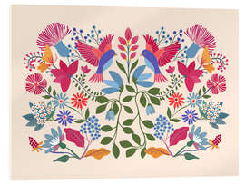 Acrylic print Frida's Mexican Garden - CatsAndDotz