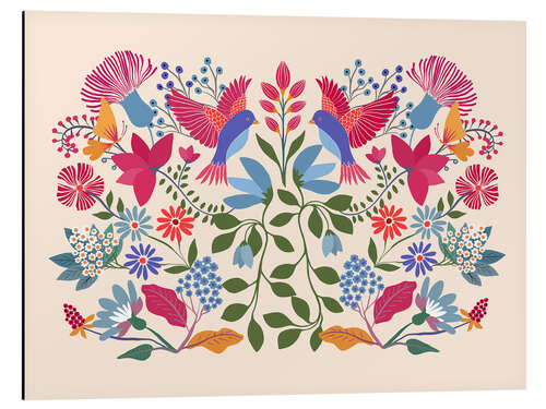 Aluminium print Frida's Mexican Garden