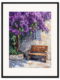 Gerahmter Kunstdruck Blind Date im Sommer - DejaReve