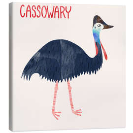 Tableau sur toile Cassowary - Nic Squirrell