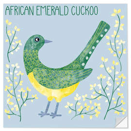 Wandsticker African Emerald Cuckoo - Nic Squirrell