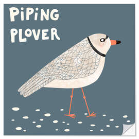 Wandsticker Piping Plover