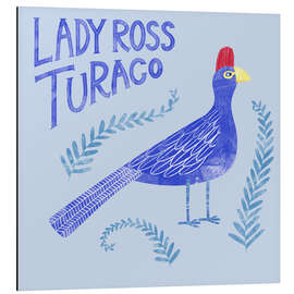 Cuadro de aluminio Lady Ross Turaco - Nic Squirrell