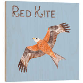 Wood print Red Kite - Nic Squirrell