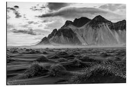 Cuadro de aluminio Stokksnes Beach in Iceland - Pascal Deckarm