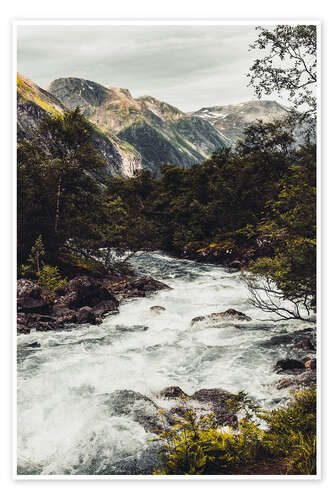 Póster River in Norway