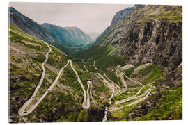 Acrylic print Trollstigen Norway - Pascal Deckarm