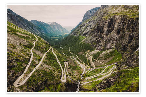 Póster Trollstigen Norway