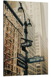 Stampa su alluminio Fashion Avenue, New York - Pascal Deckarm