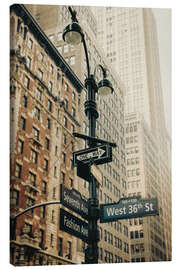 Canvas print Fashion Avenue, New York - Pascal Deckarm