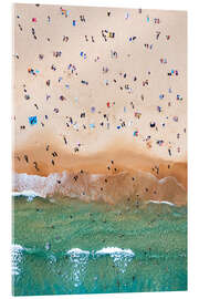 Acrylic print People sunbathing at the beach - Matteo Colombo