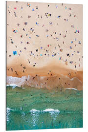 Cuadro de aluminio People sunbathing at the beach - Matteo Colombo