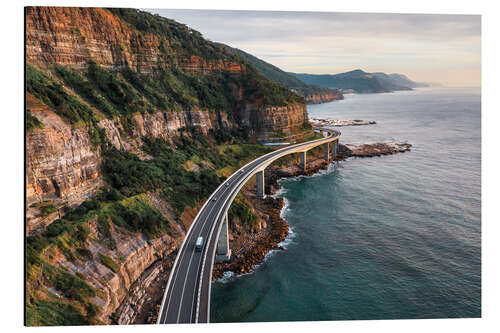 Aluminium print Coastal highway, Australia