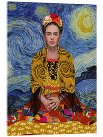 Acrylic print Frida And The Moon