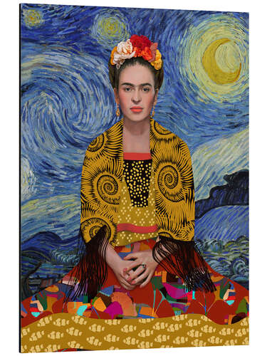 Alubild Frida und der Mond